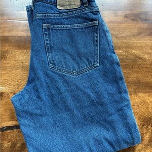 Eddie Bauer Men’s Relaxed Jeans — Classic Blue Denim